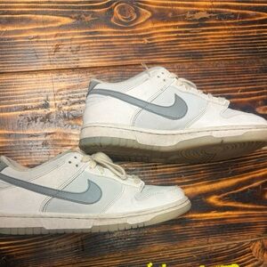 White and Gray Sneakers